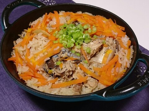 ベビーウォックDe〜鯖缶の炊き込みご飯